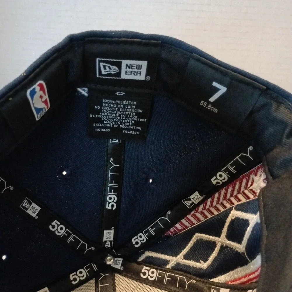 Brooklyn Nets Men's Hat NBA City‎ Edition Fitted Cap Size 7